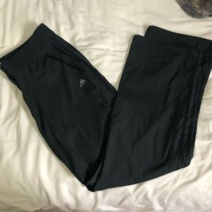 Adidas black track pants